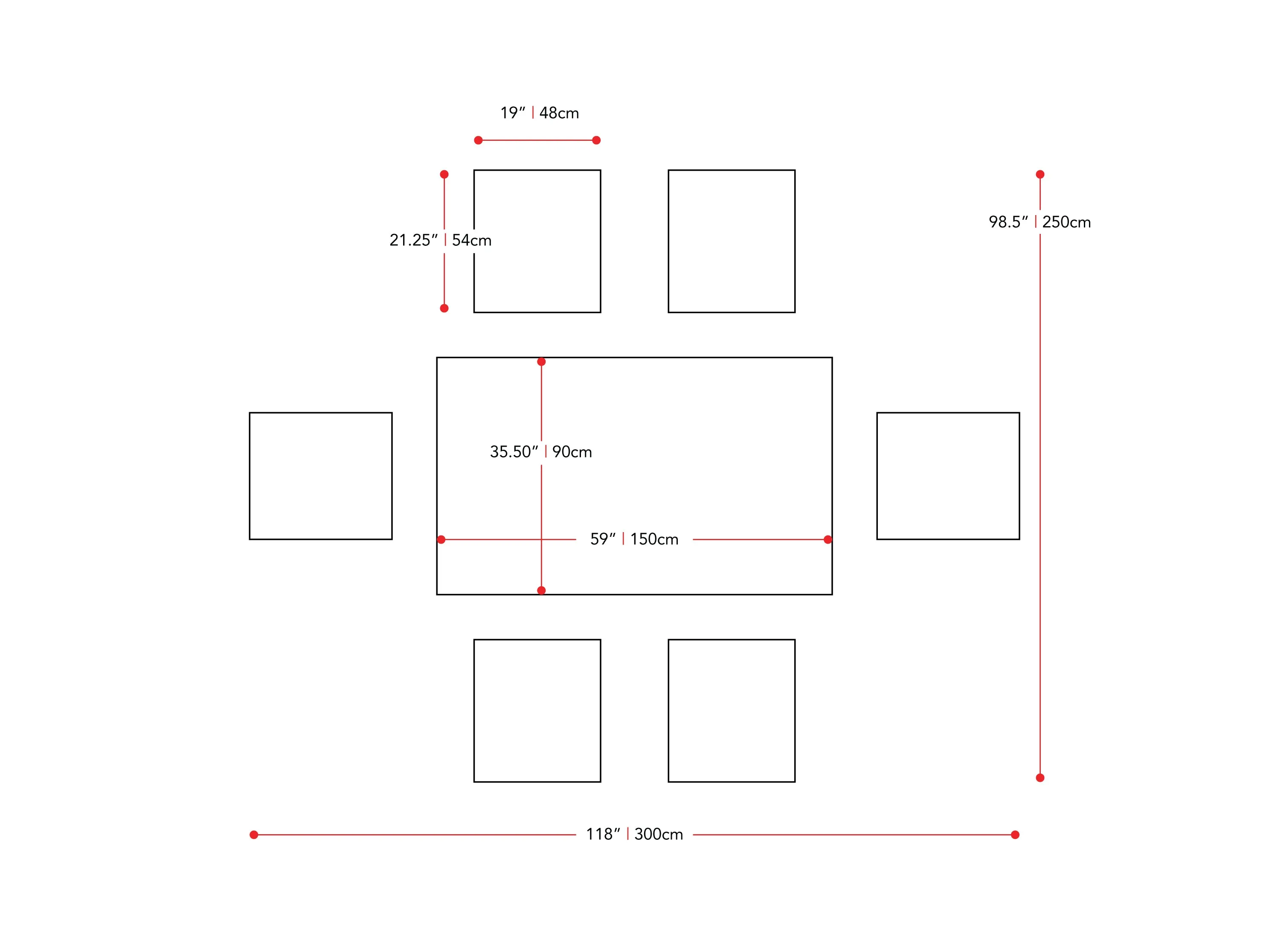 7 Piece Counter Height Dining Set