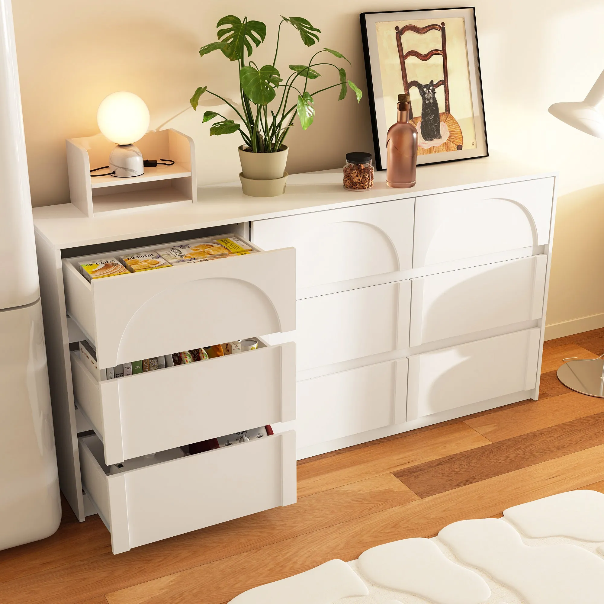 9-Drawer Sideboard With Elegent Design