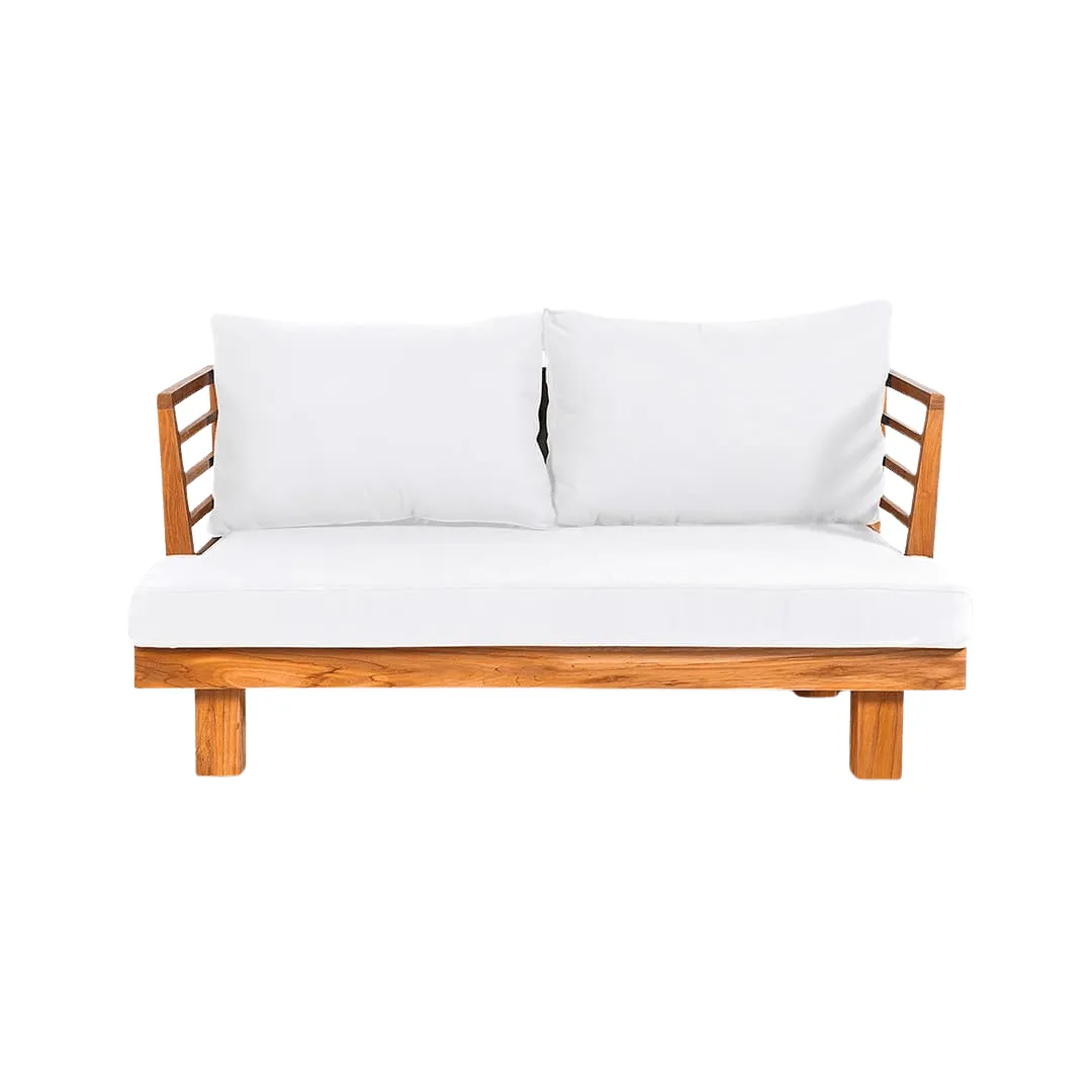 Amaya Two Seater Sofa | White