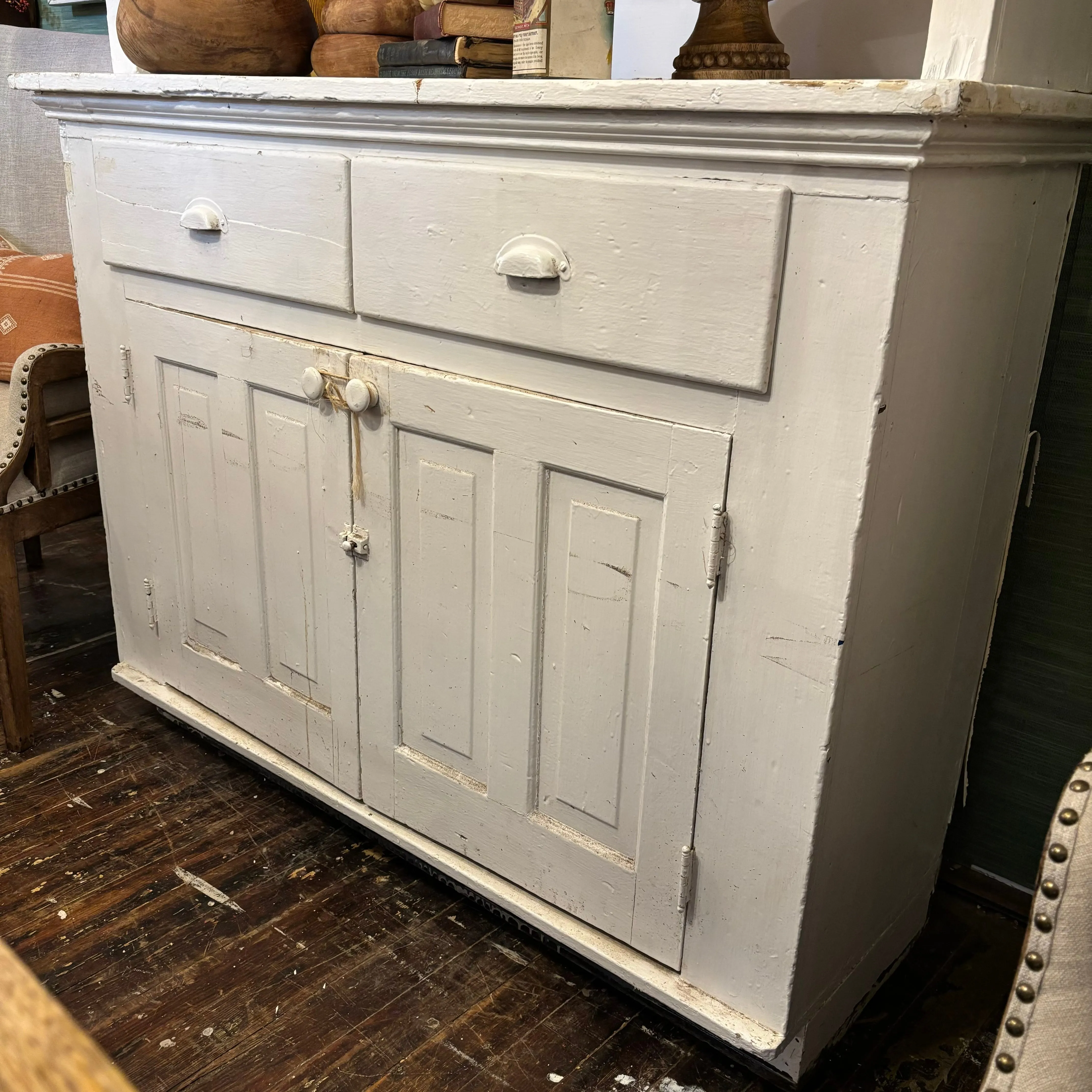 Antique Country Store Display Cabinet