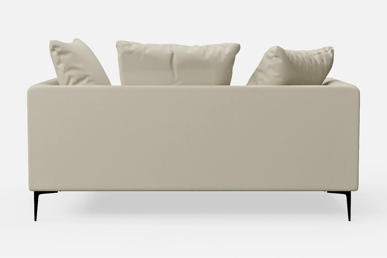 Aprilia 2 Seater Sofa Cream Leather