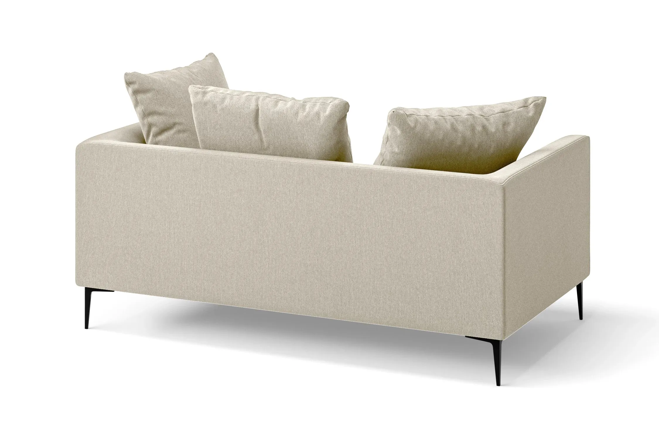 Aprilia 2 Seater Sofa Cream Linen Fabric