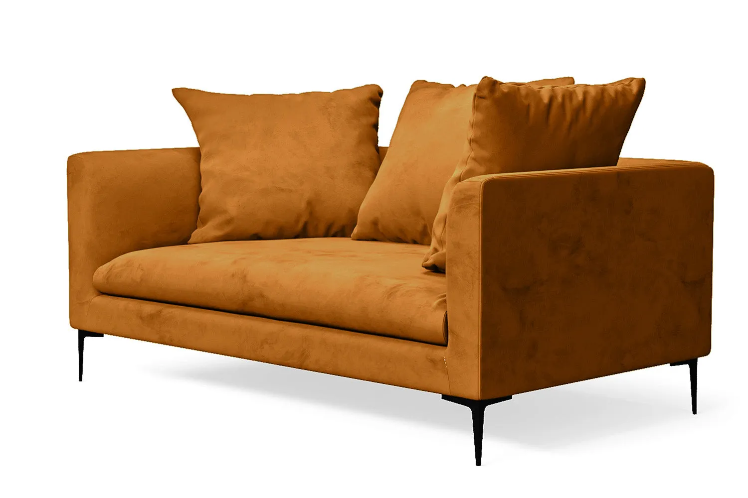 Aprilia 2 Seater Sofa Gold Velvet