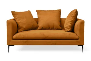 Aprilia 2 Seater Sofa Gold Velvet