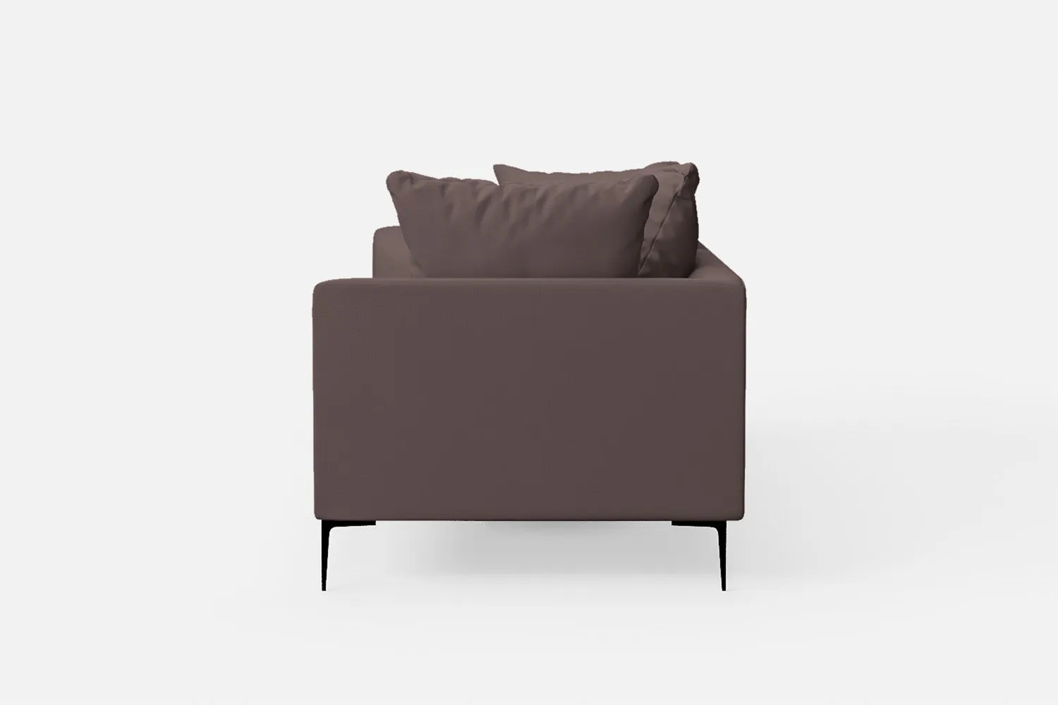 Aprilia 3 Seater Sofa Rose Taupe Leather