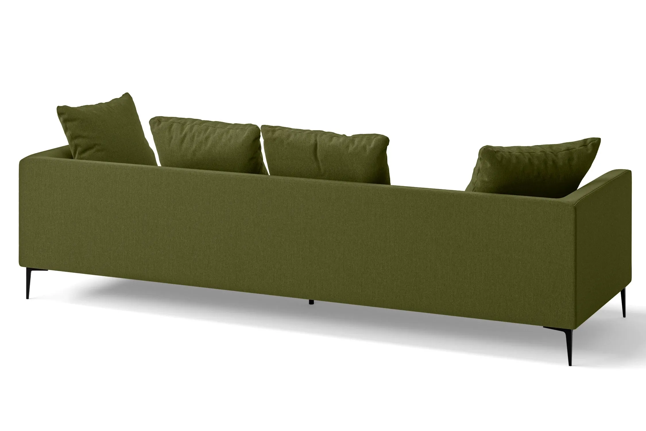 Aprilia 4 Seater Sofa Olive Linen Fabric