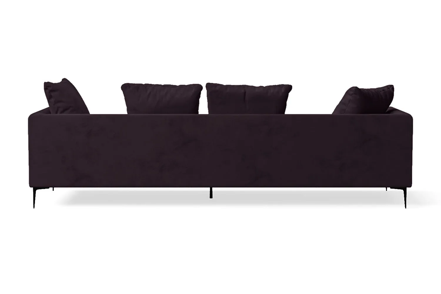 Aprilia 4 Seater Sofa Purple Velvet