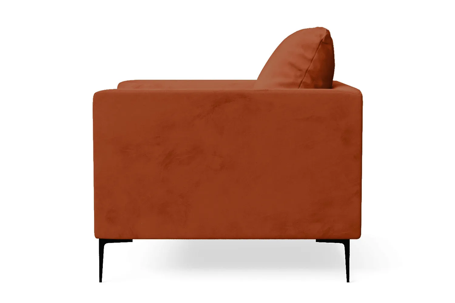 Aprilia Armchair Orange Velvet