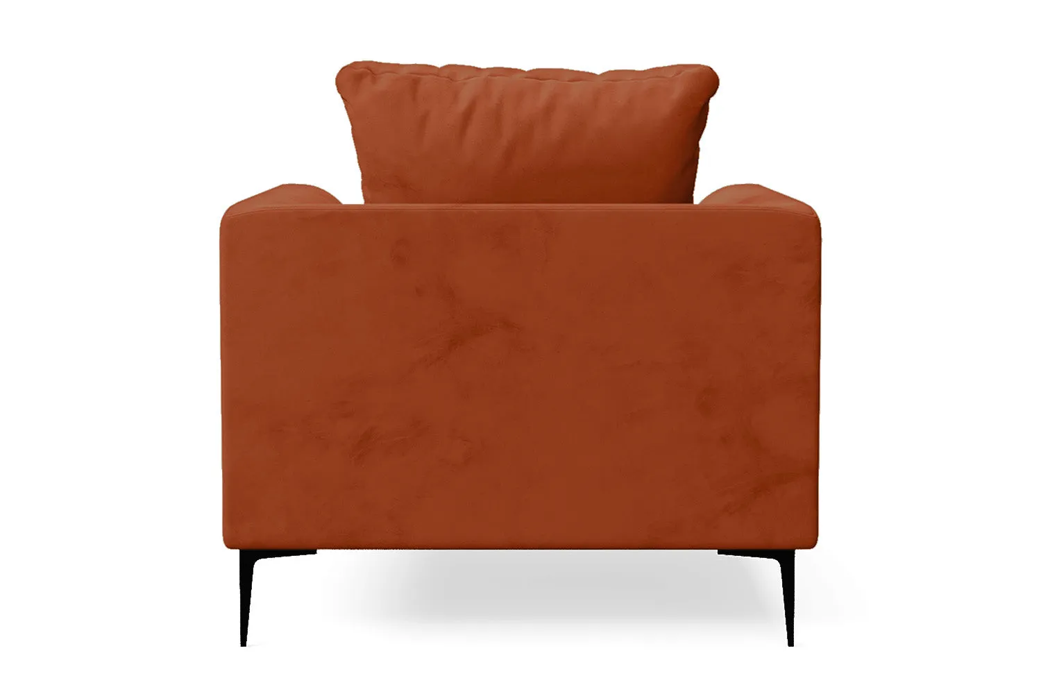 Aprilia Armchair Orange Velvet