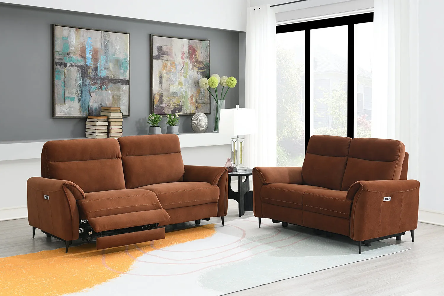 Arbour 3 Seater Sofa | Power Recliner | Fabric