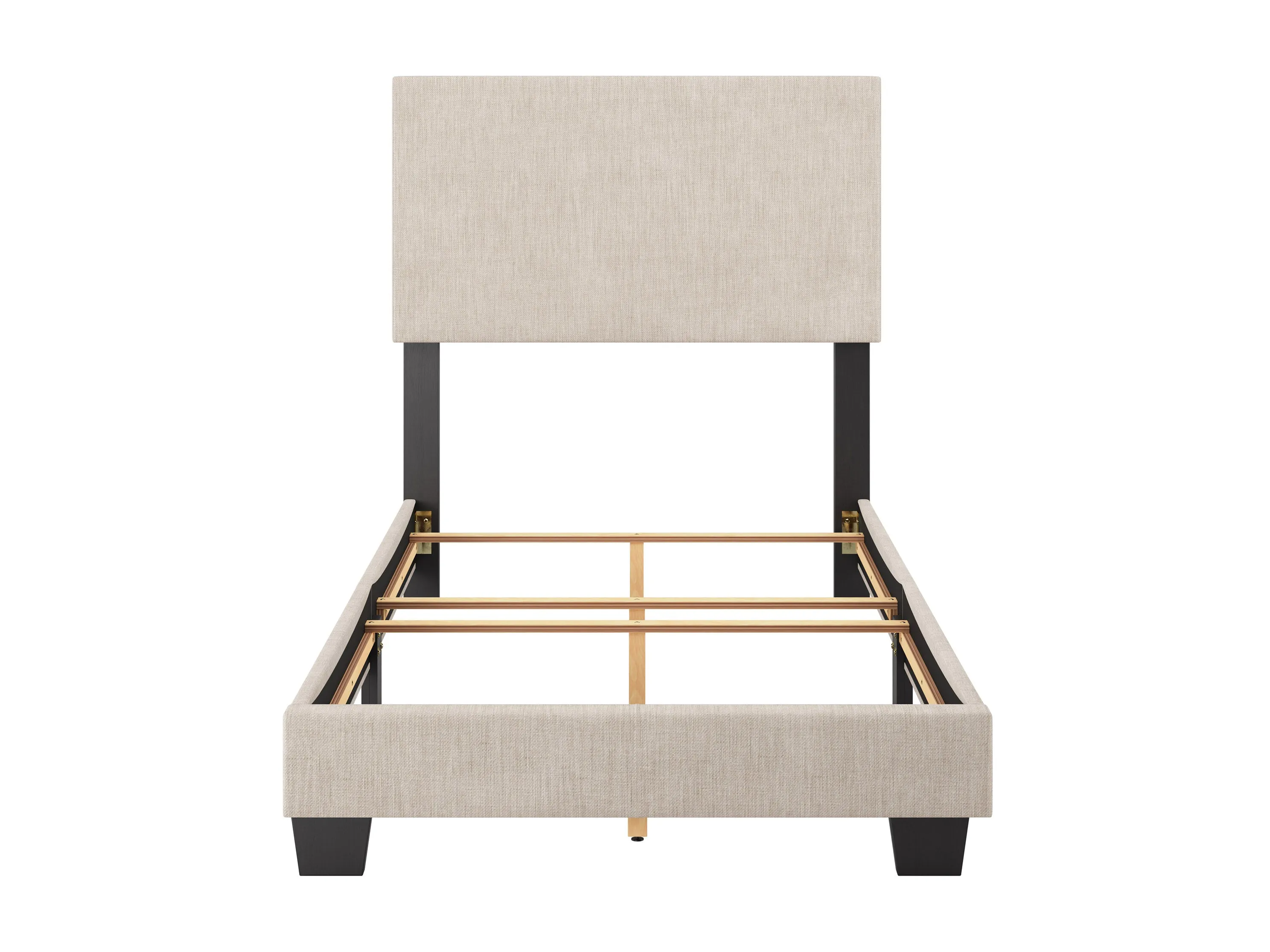 Beige Modern Twin/Single Bed