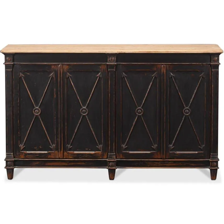 Black Royal Cross Arrow Buffet