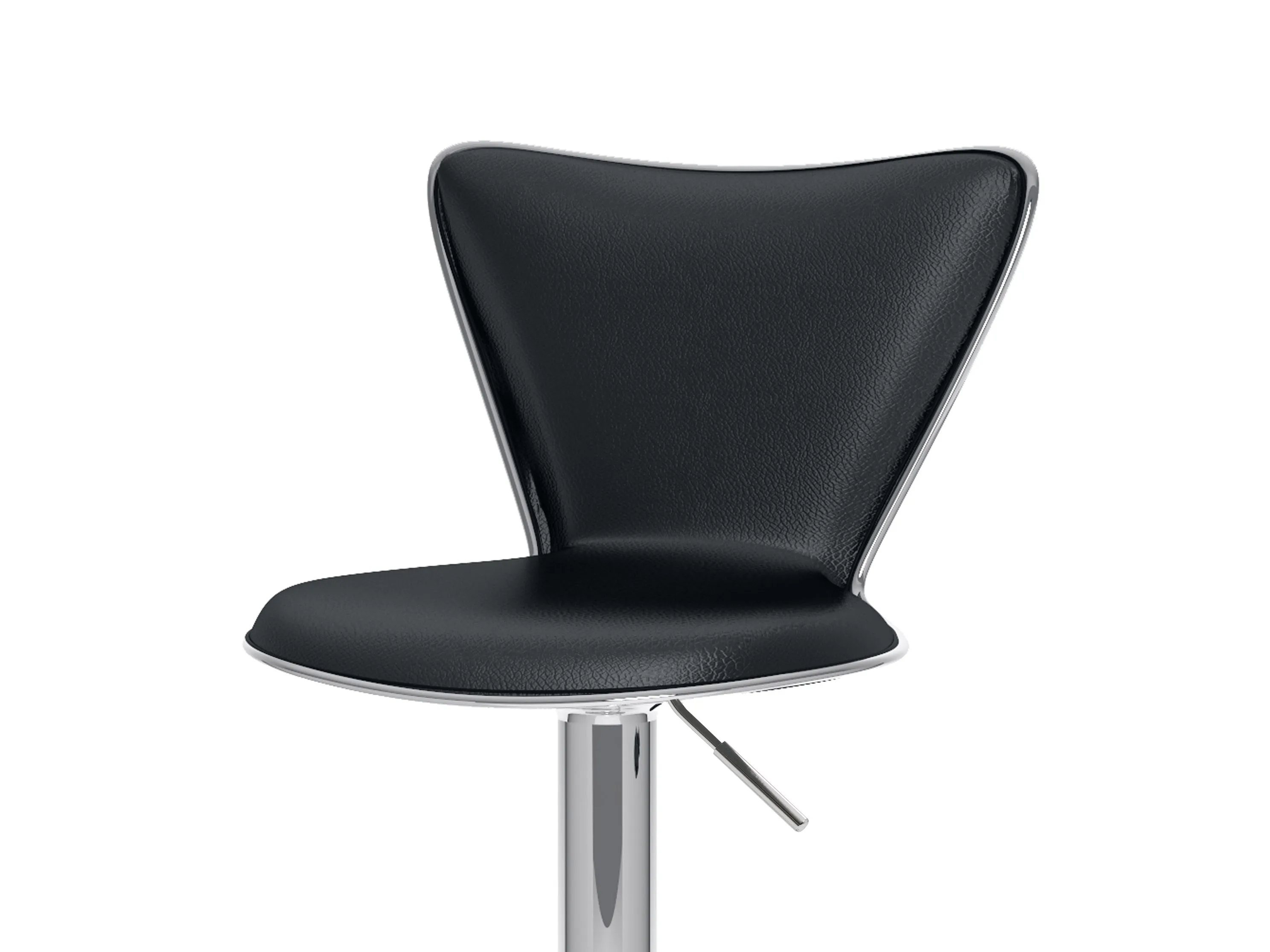 Black Swivel Bar Stools, Set of 2