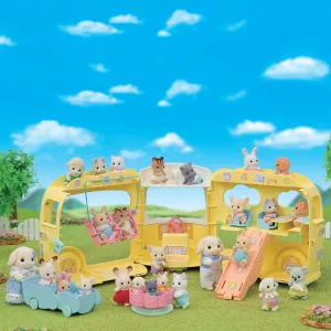 Calico Critters Rainbow Fun Nursery Bus