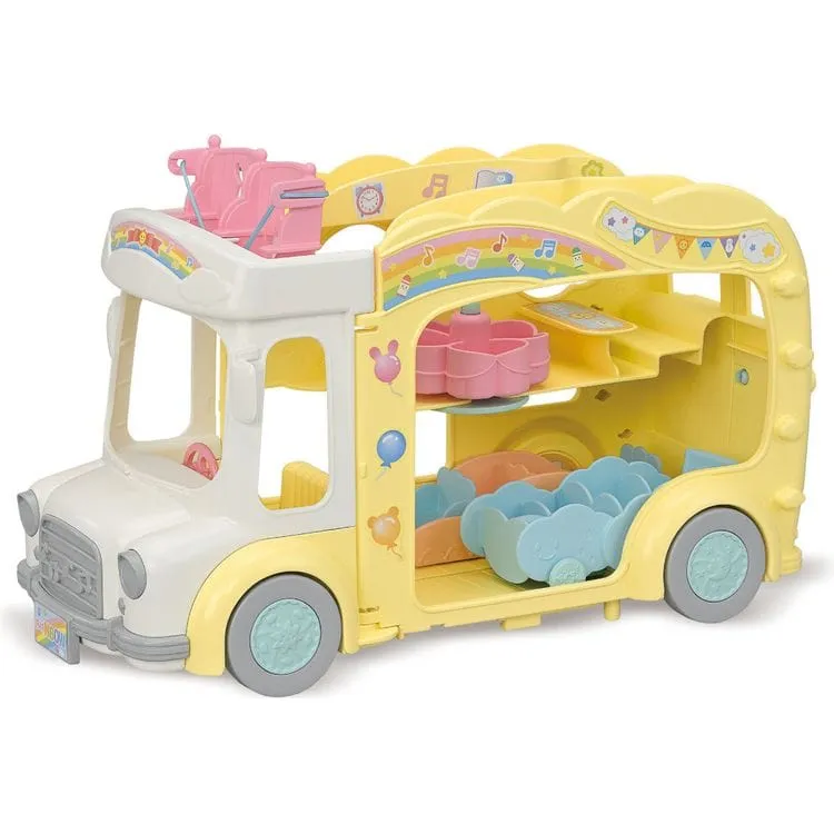 Calico Critters Rainbow Fun Nursery Bus