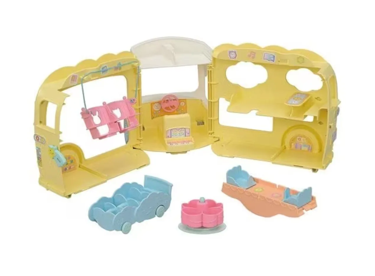 Calico Critters Rainbow Fun Nursery Bus