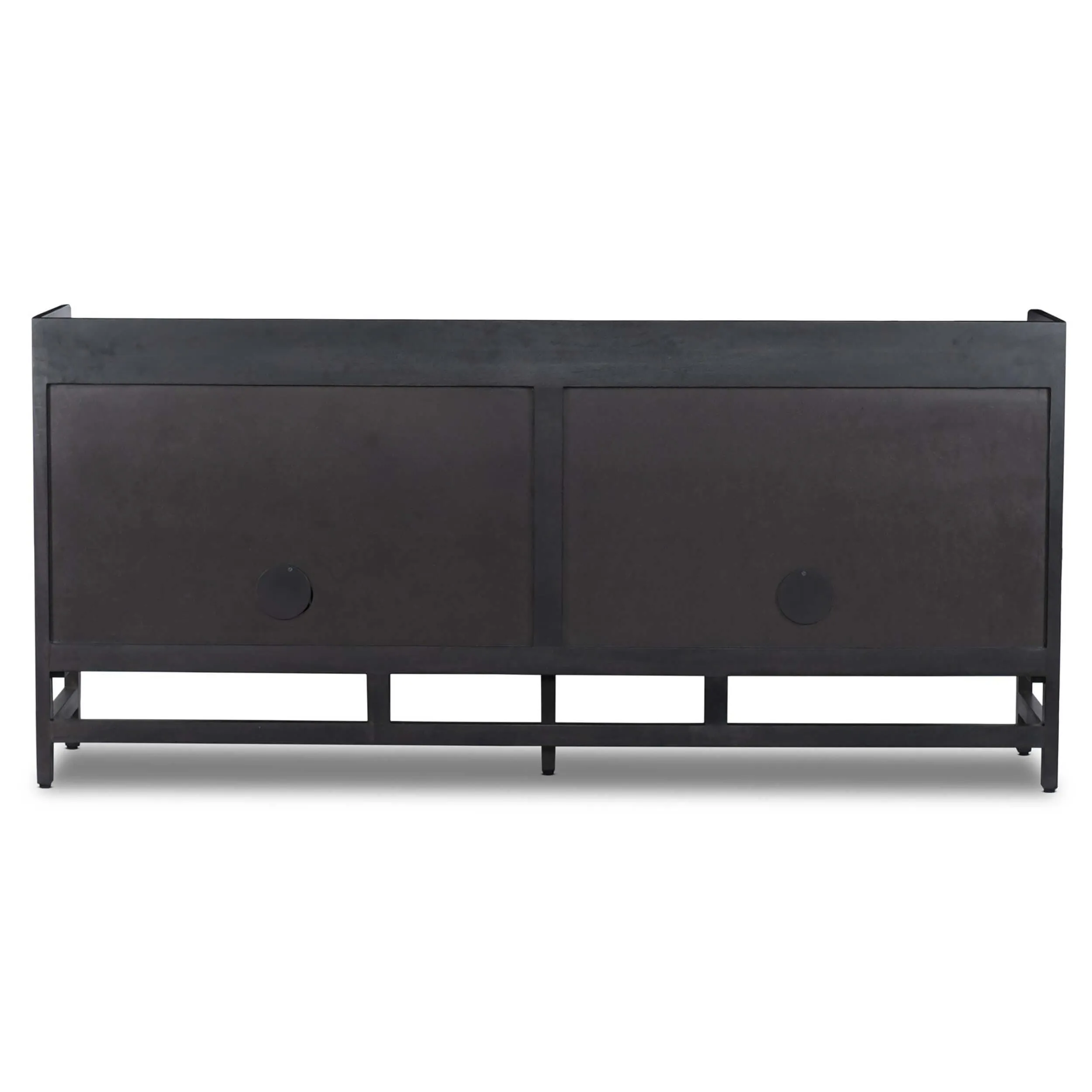 Caprice 72" Sideboard, Black Wash w/Black Cane