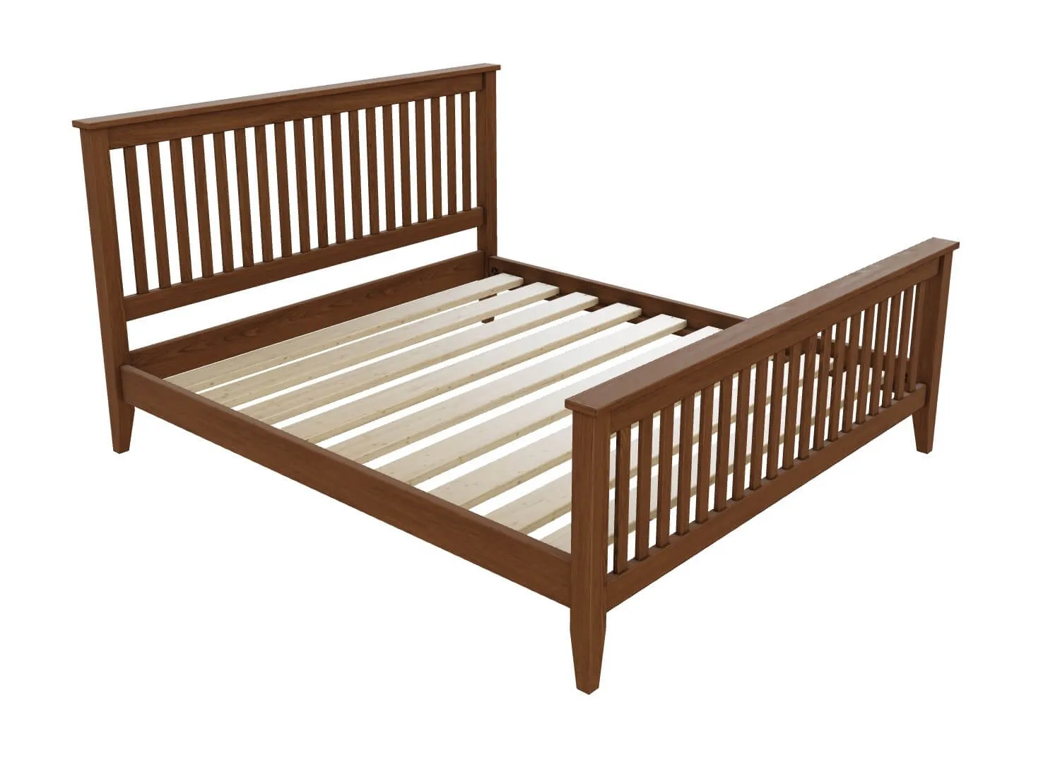 Copenhagen Solid Oak Bed