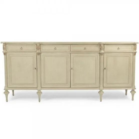 Cream Carved French Country Buffet