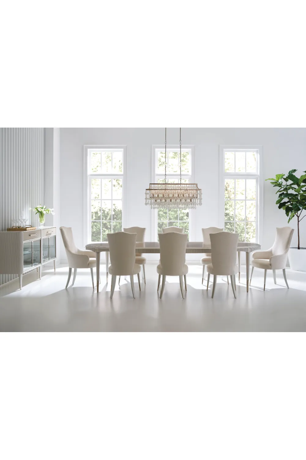 Cream Oval Dining Table | Caracole Love Feast