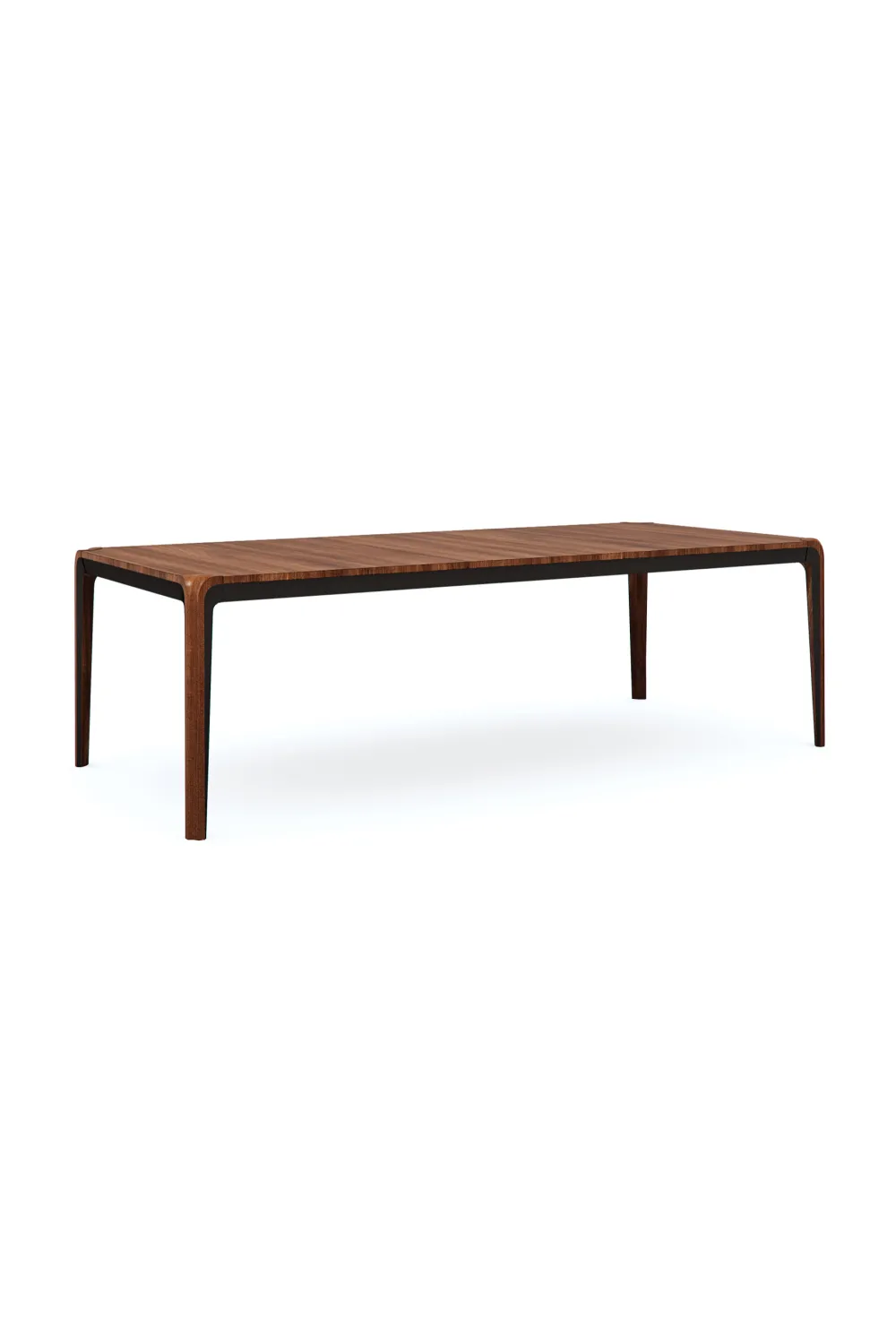 Dark Brown Walnut Dining Table | Caracole Room For More