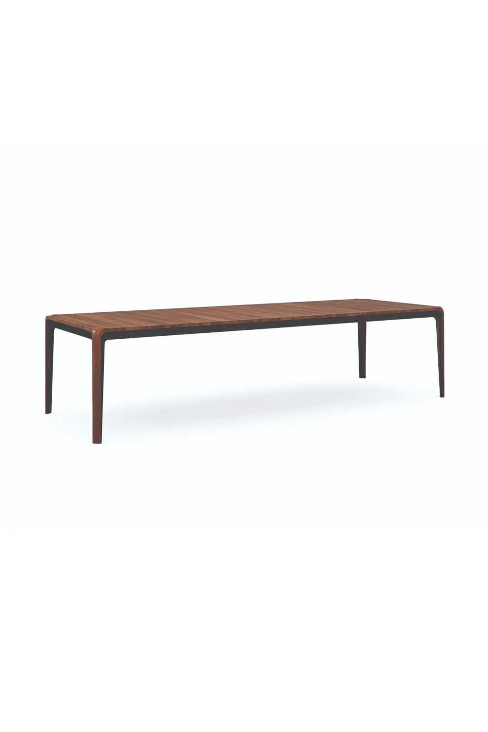 Dark Brown Walnut Dining Table | Caracole Room For More