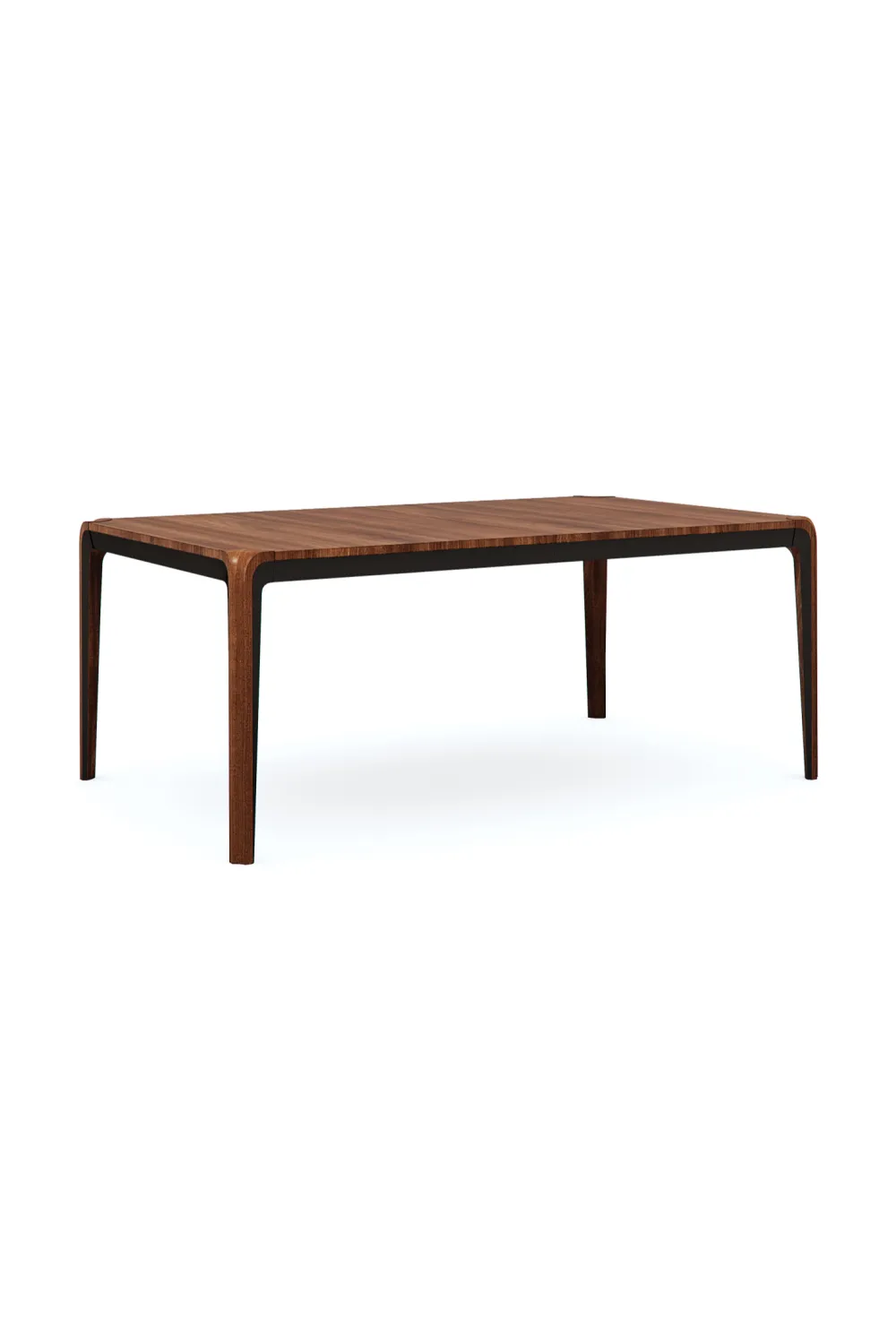 Dark Brown Walnut Dining Table | Caracole Room For More