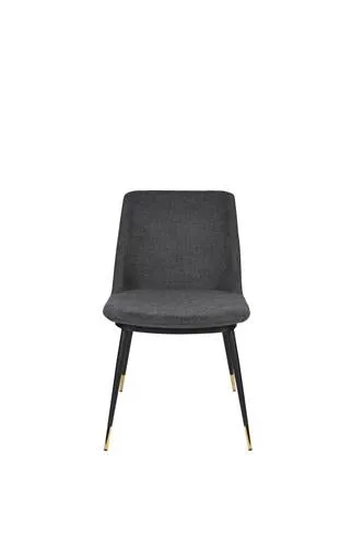 Dark Grey fabric dining chair