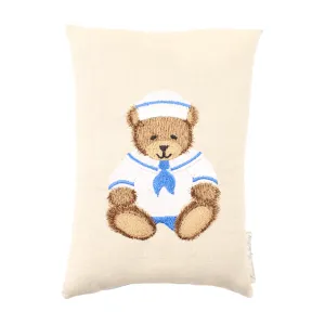 Embroidered Lavender Teddy Bear Sachet