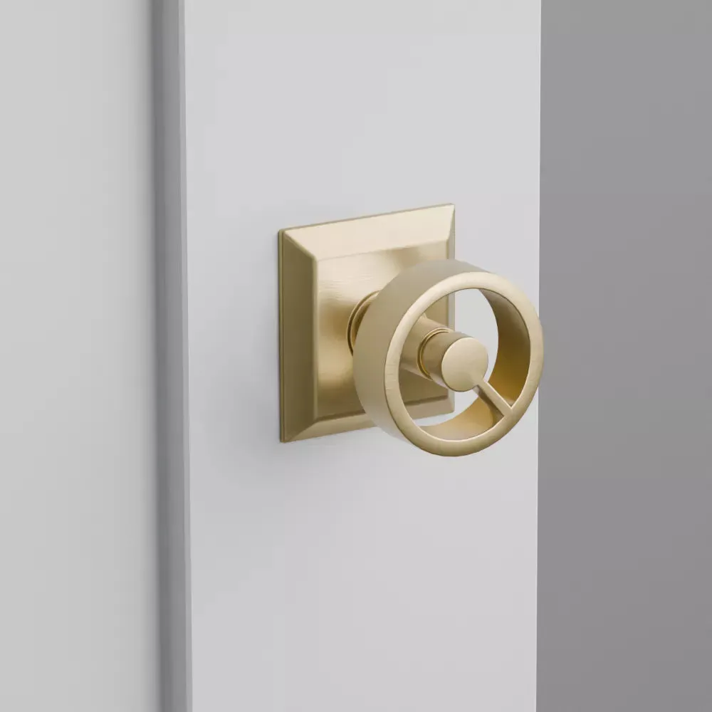 Emtek - Studio Brass - Spoke Knob - Passage