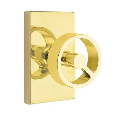 Emtek - Studio Brass - Spoke Knob - Passage