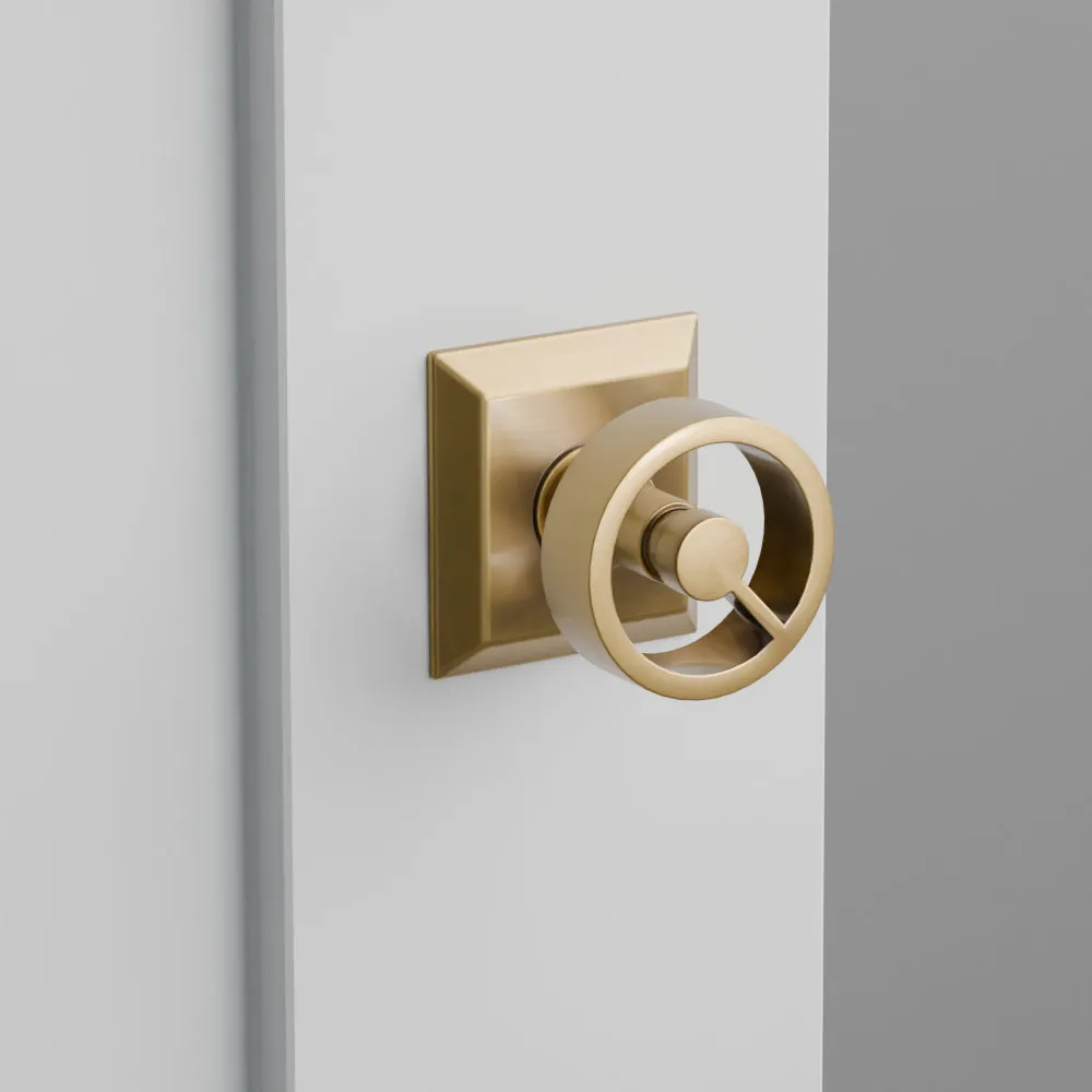 Emtek - Studio Brass - Spoke Knob - Passage