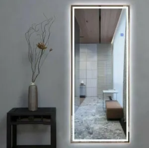 Escaby Technology Rectangular LED Mirror for Bathroom