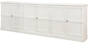 Extra Long Solid White Buffet