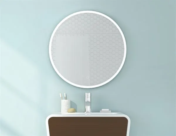 Fleurco Luna Halo Round 24 x 24" LED Lighted Mirror