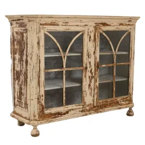 French Country Antique Vitrine Buffet - Circa 1850