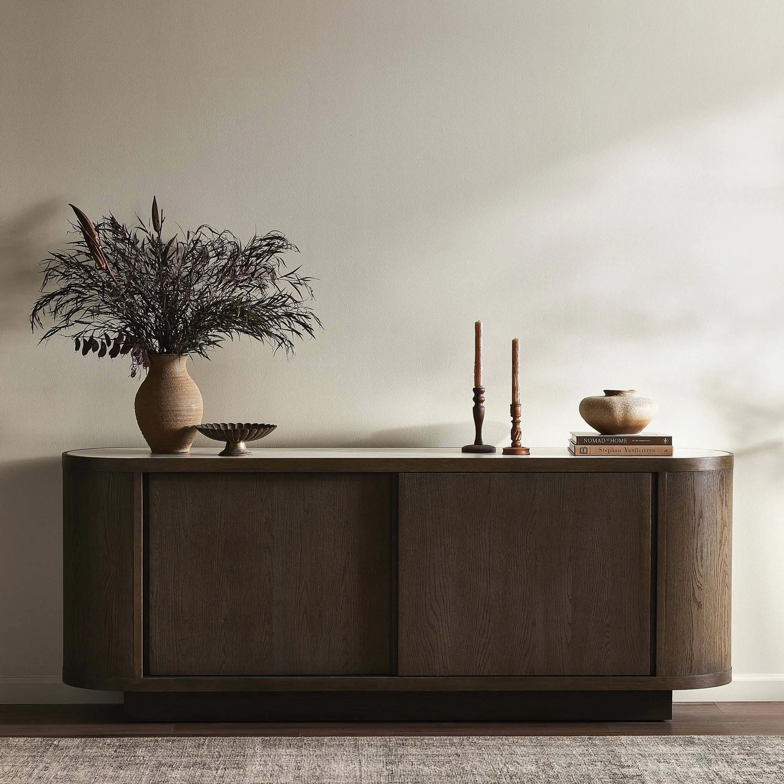 Galini Sideboard, Weathered Dark Oak