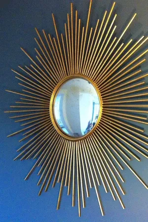 Gold Sunburst Wall Mirror