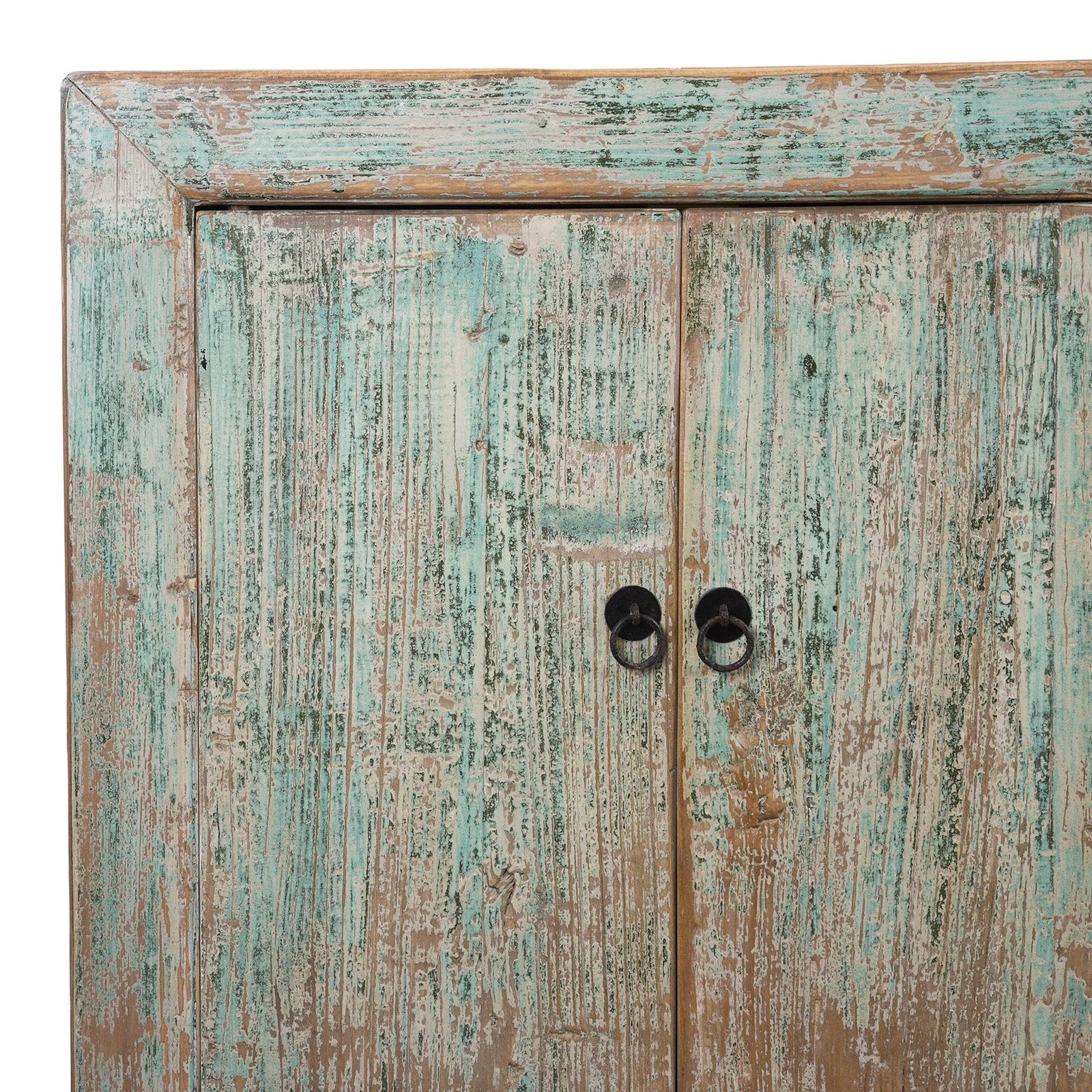 Green Painted Sideboard Made From Old Pine