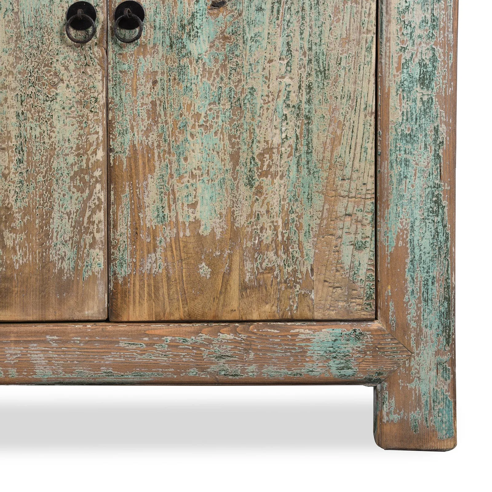 Green Painted Sideboard Made From Old Pine