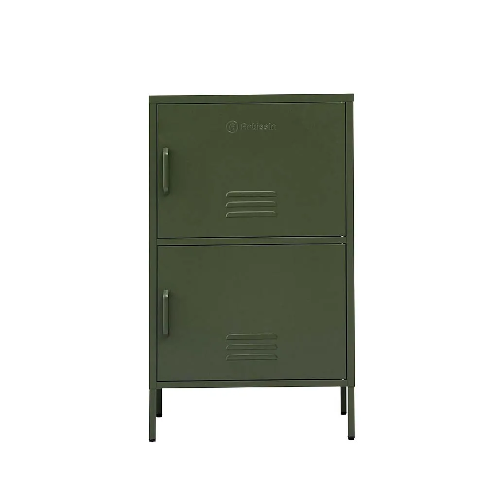 Green Steel Buffet Sideboard with Storage by ArtissIn