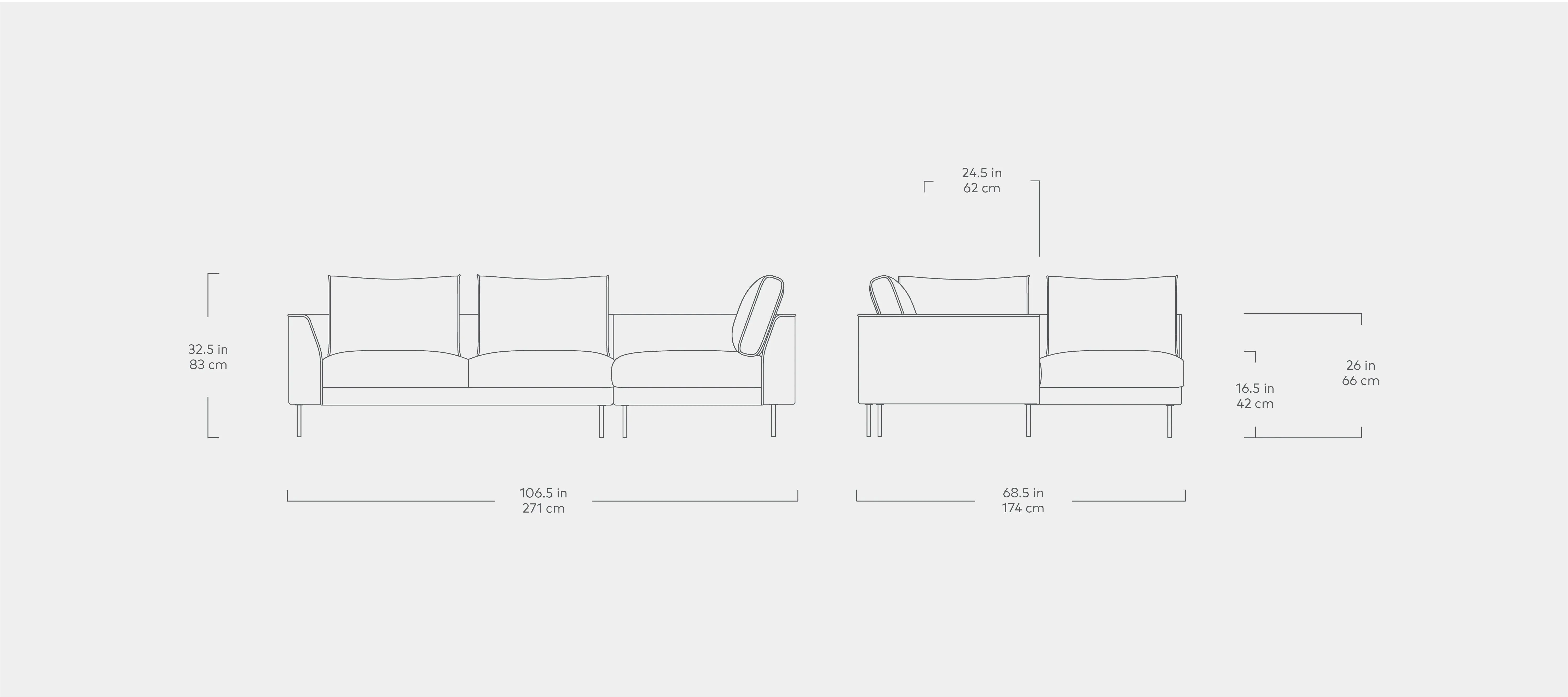 Gus* Modern Renfrew Sectional