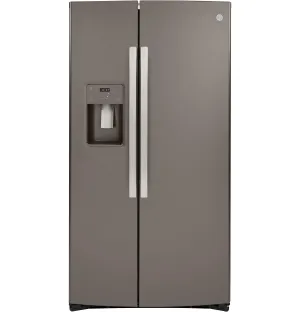 GZS22IMNES GE® 21.8 Cu. Ft. Counter-Depth Side-By-Side Refrigerator