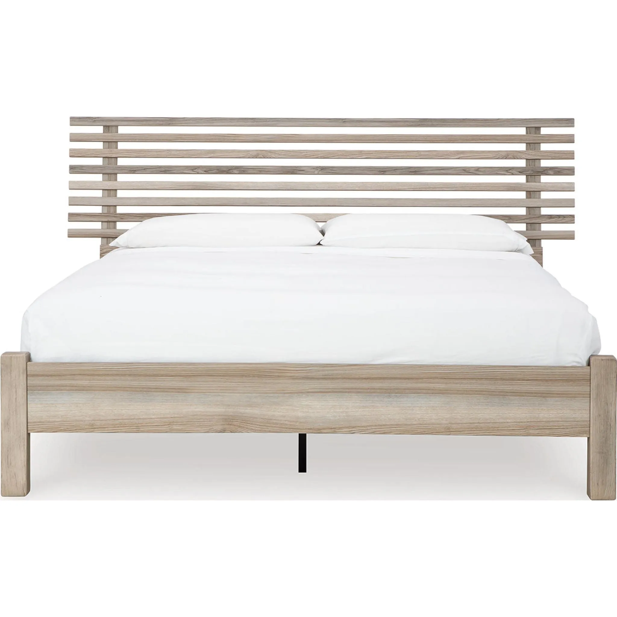 Hasbrick Queen Slat Panel Bed