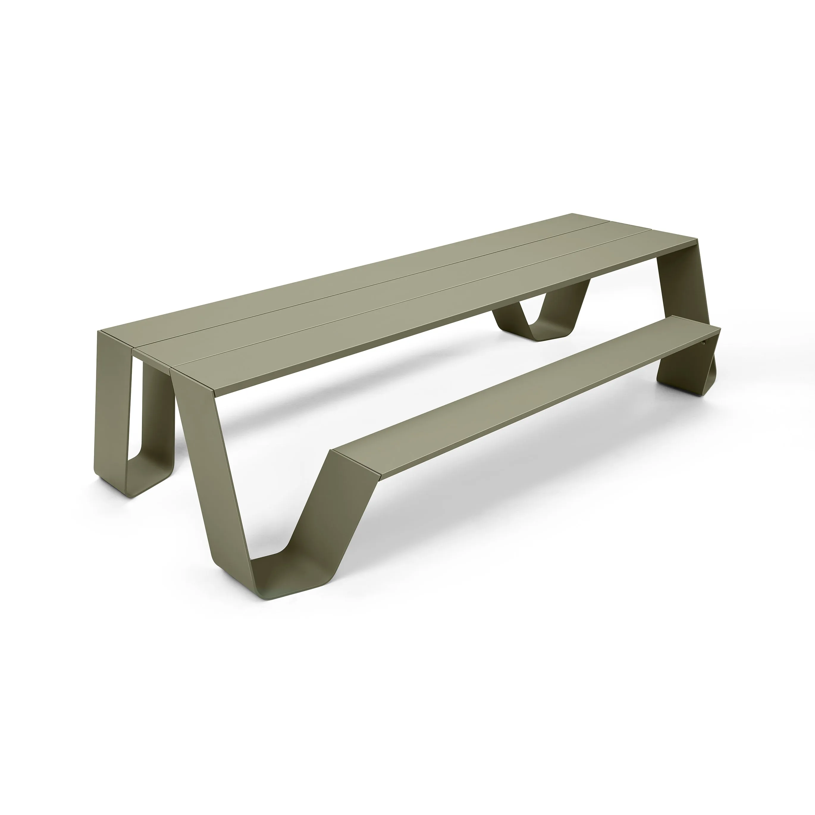 Hopper Picnic All Aluminum Table