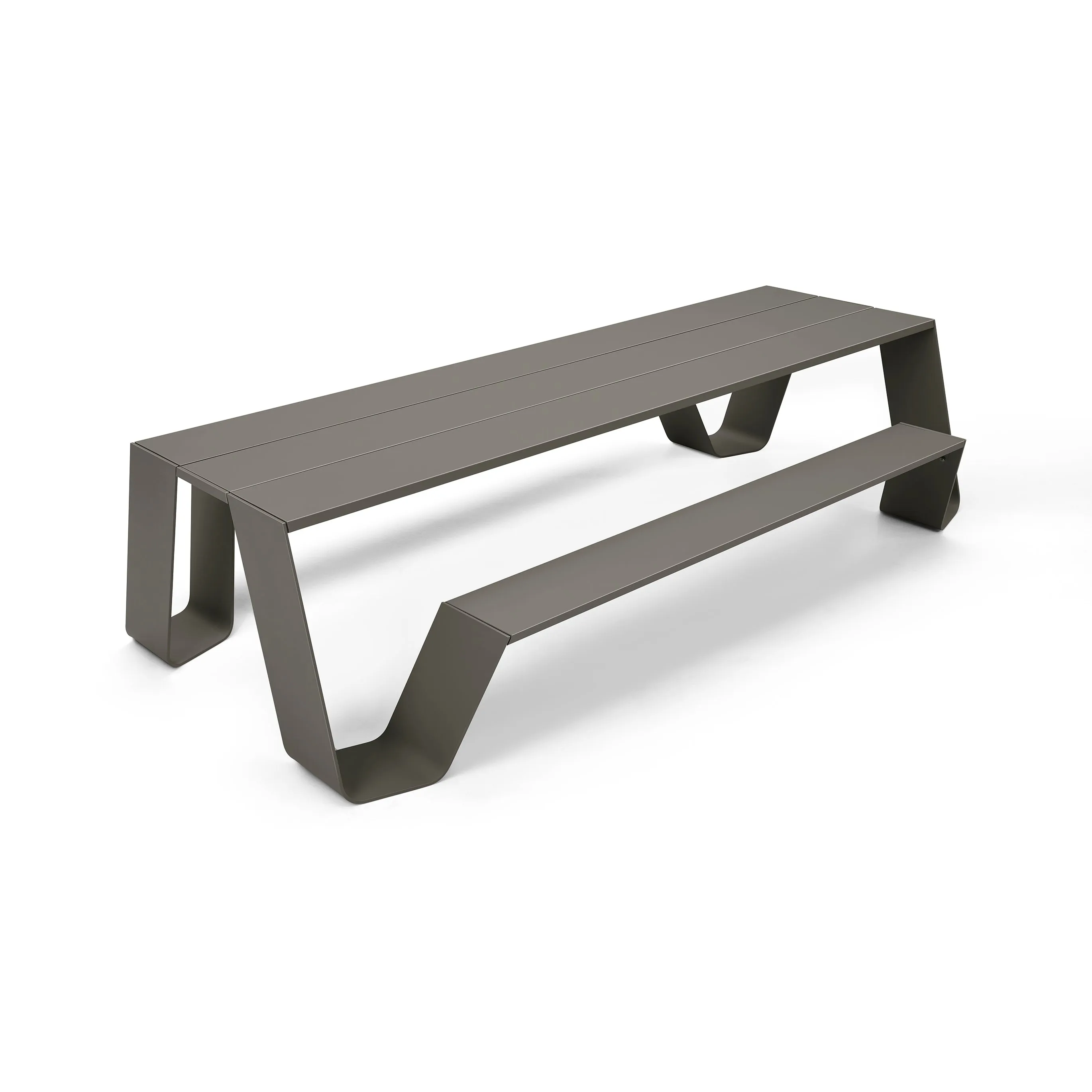 Hopper Picnic All Aluminum Table