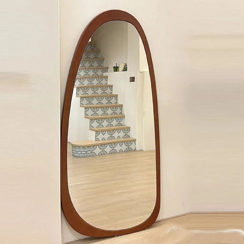 Indra Asymmetrical Solid Wood Mirror