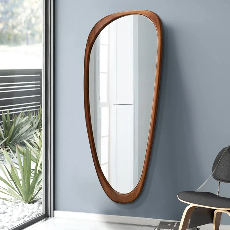 Indra Asymmetrical Solid Wood Mirror