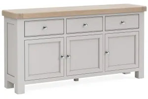 Kilronan - Grey And Oak Large Sideboard