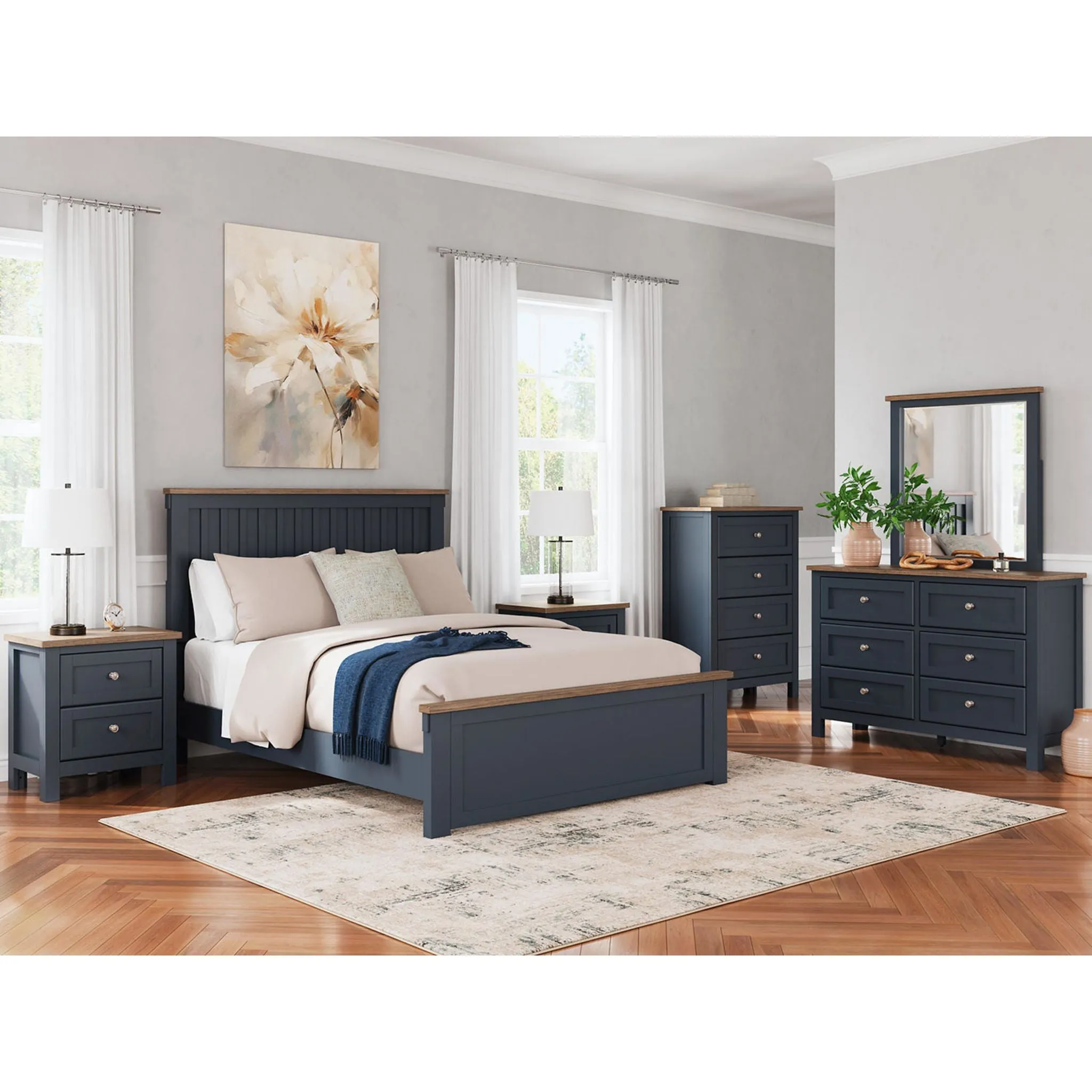 Landocken Queen Panel Bed